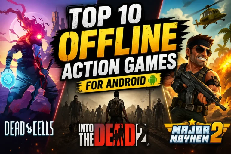 Top 10 Offline Action Games for Android